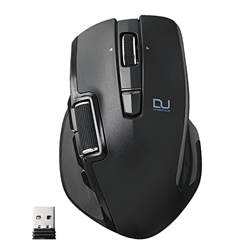 (未使用･未開封品)　エレコム マウス ワイヤレス (レシーバー/Bluetooth切替) Lサイズ DUALシリーズ 8ボタン ハードウェアマクロ搭載 高速スクロール Ultimate Blue bt0tq1u Amazon.co.jp: エレコム マウス ワイヤレス (レシーバー